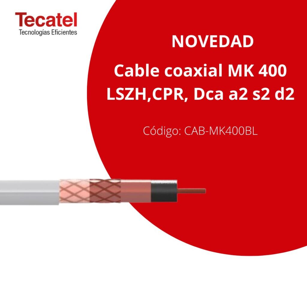 Nuevo cable coaxial MK 400