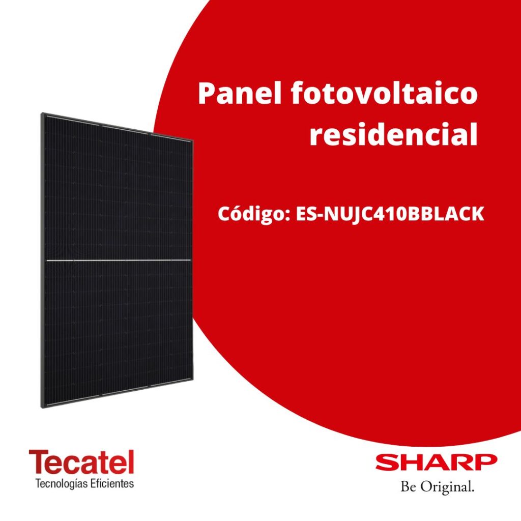 Nuevo panel fotovoltaico residencial de Sharp